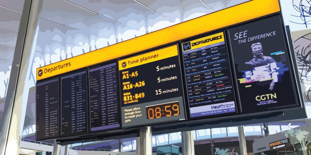 DEPARTURE AT ENTRY GATE NO.&nbsp;7